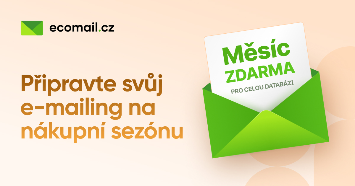 Ecomail Připravte svůj e-mailing na hlavní sezónu | Ecomail.cz