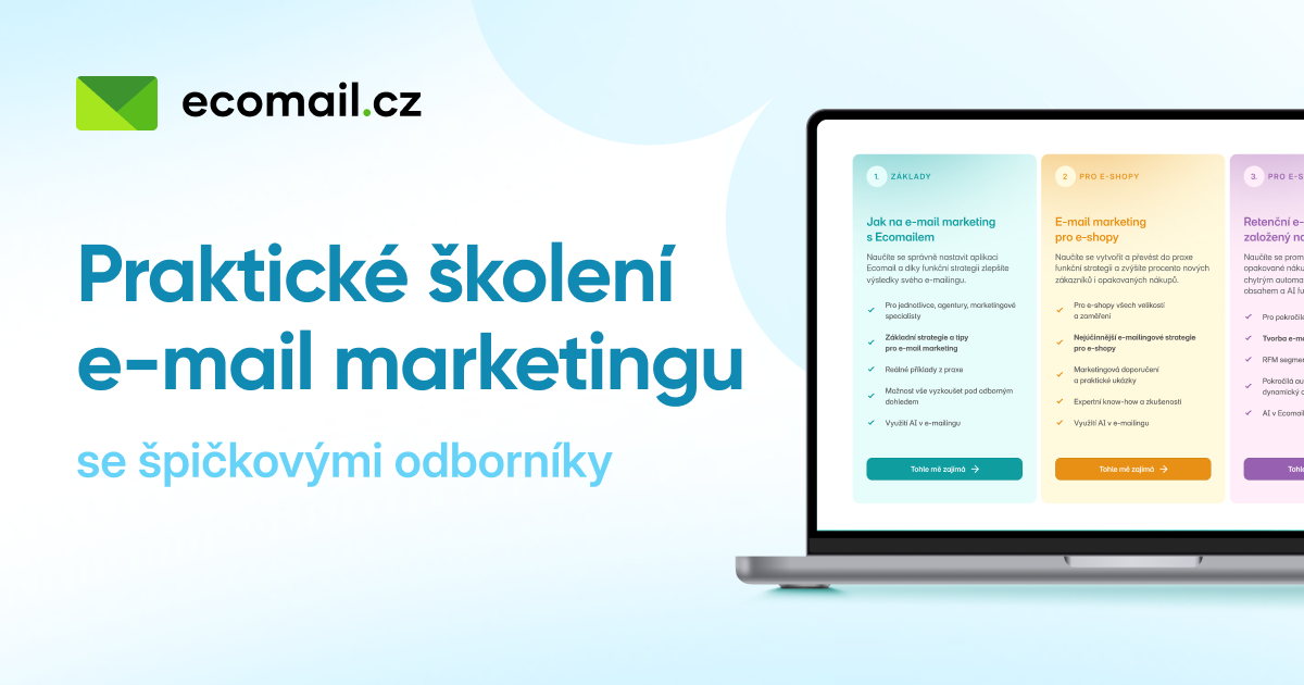 Ecomail Jak na e‑mail marketing s Ecomailem | Ecomail.cz